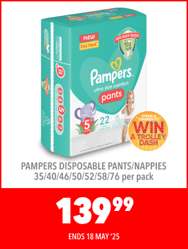 Pampers Disposable pants / nappies 