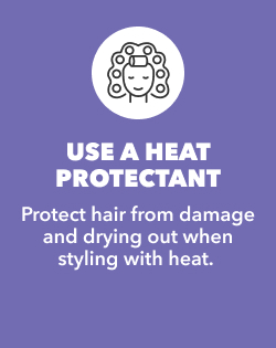 USE A HEAT PROTECTANT