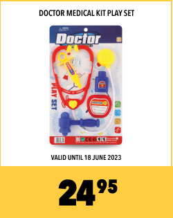 DOCTOR MEDICAL KIT PLAY SET, 24,95