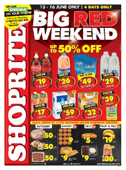 specials leaflet