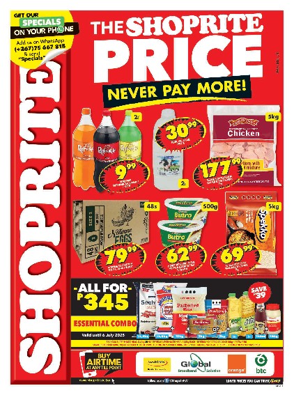 specials leaflet