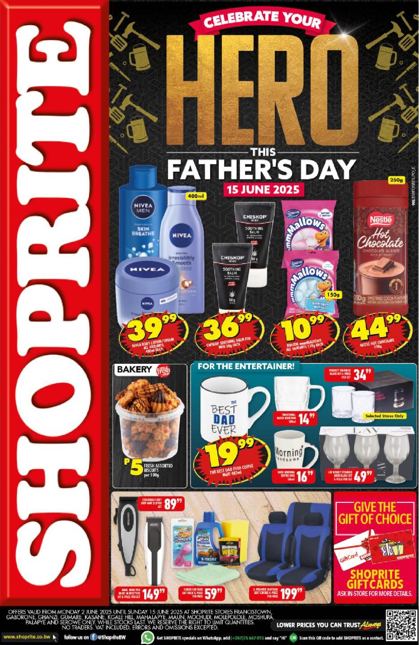 specials leaflet