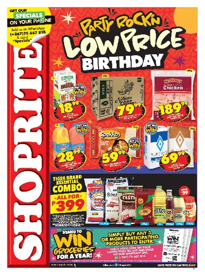specials leaflet