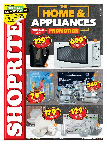 specials leaflet