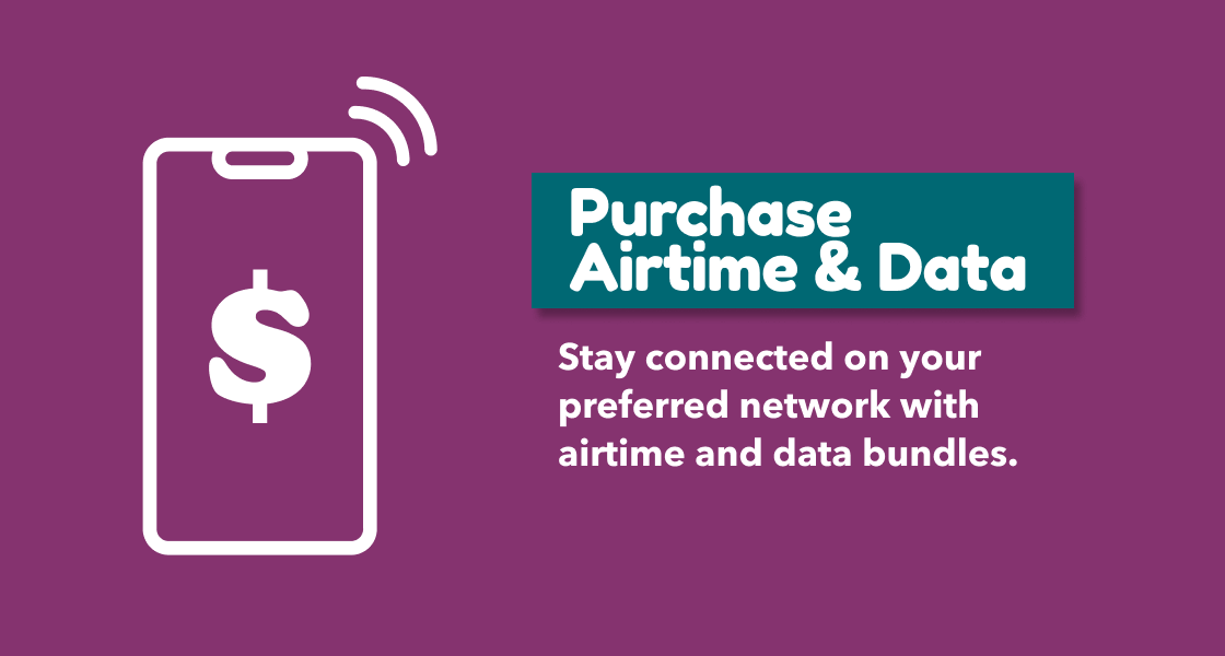 PURCHASE AIRTIME AND DATA