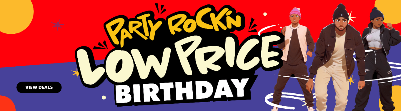 We're turning up the party! Birthday celebration means party-rocking deals and low prices on everything you love. Offers valid until 8 September 2025.