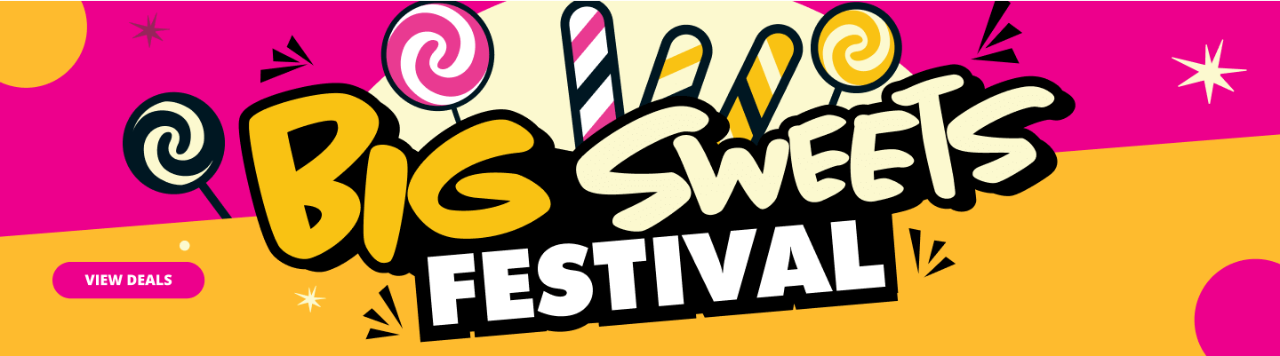 We've got the sweetest Candy deals this Big Sweets Festival. Hurry in store to pick and save on your favourites
