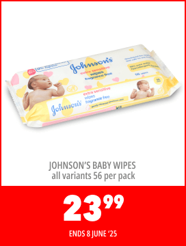 Johnspns baby wipes 