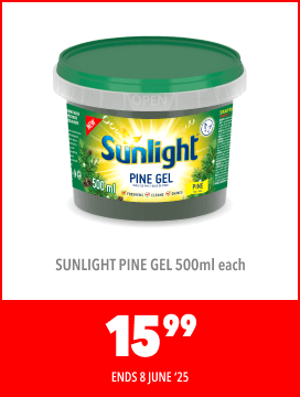 Sunlight pine gel 500ml each