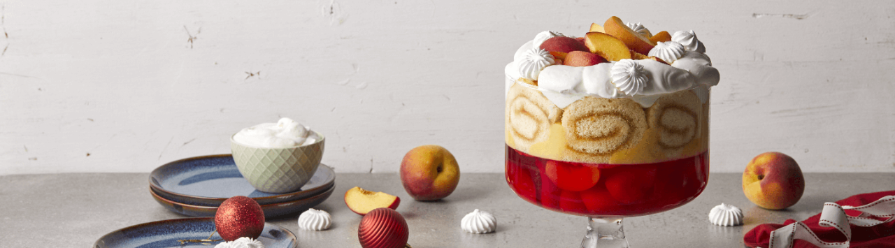 Perfect Peachy Trifle